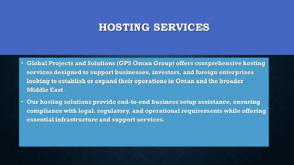Hosting Services