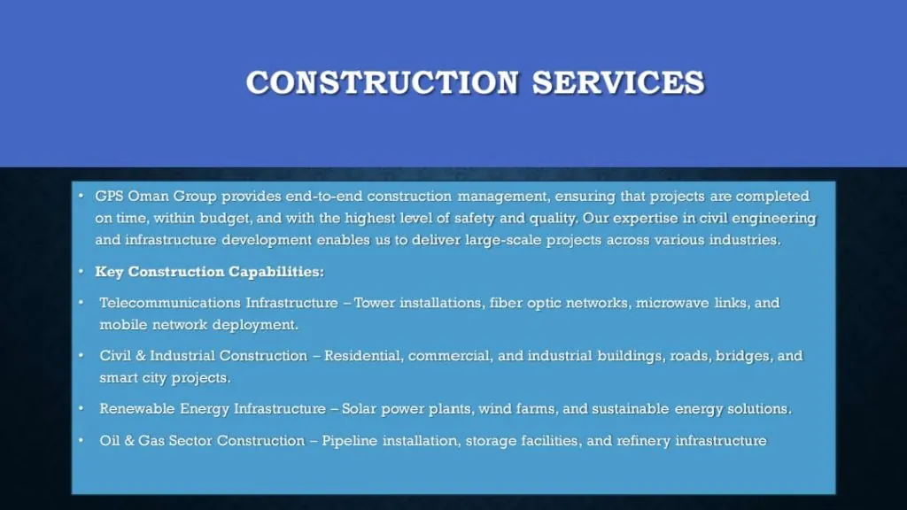 Construction Services