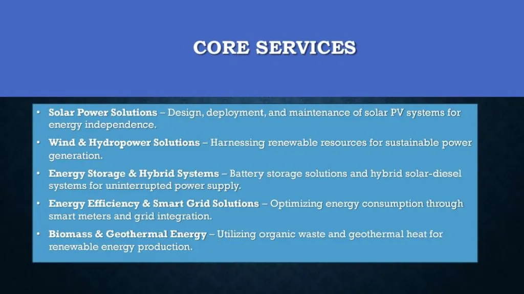 Core Services